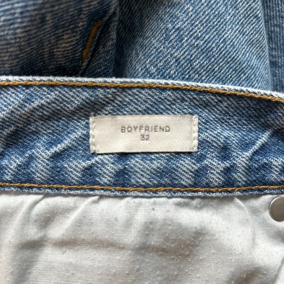 PacSun High Rise Distressed Straight Leg Jeans Blue Size 32 - Picture 8 of 10